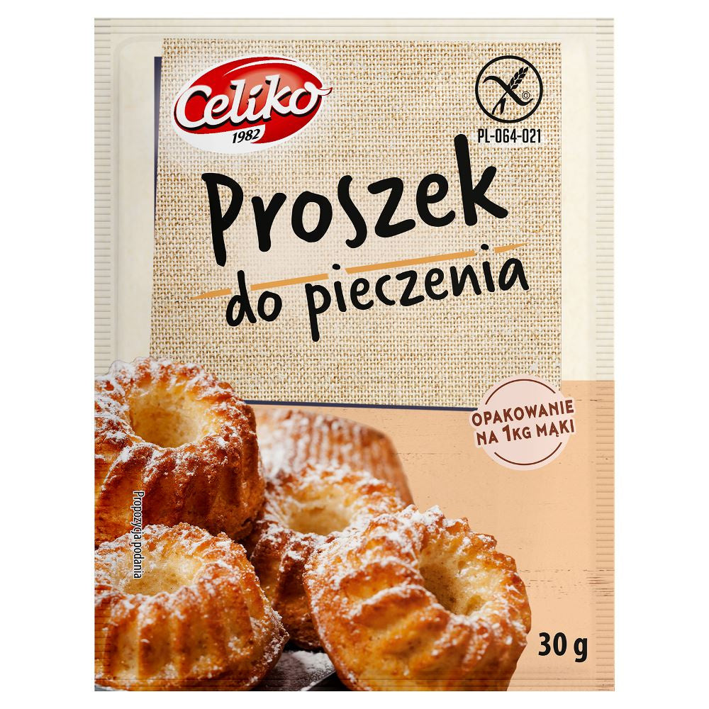 Proszek do pieczenia bezglutenowy Celiko, 30 g