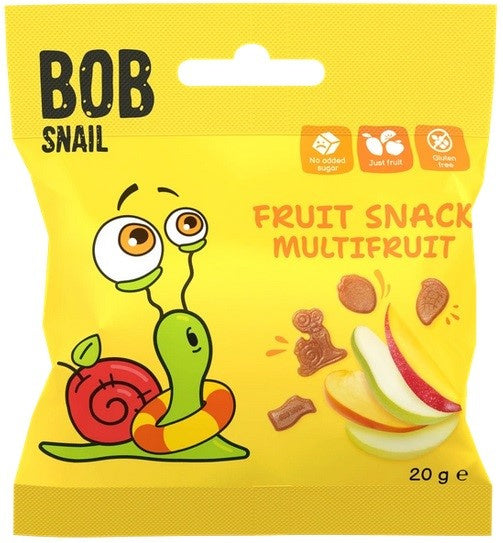 Przekąska wieloowocowa 20 g - Bob Snail