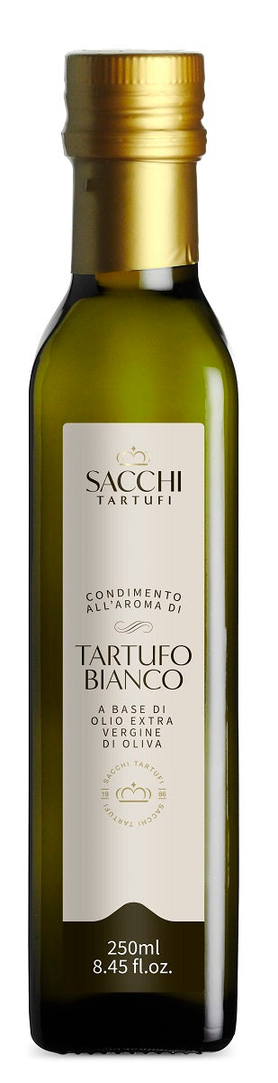 Przyprawa na bazie oliwy z oliwek o smaku trufli białej 250 ml - Sacchi Tartufi