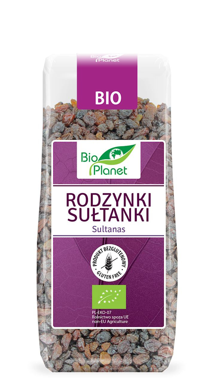 Rodzynki sułtanki bezglutenowe bio 200 g