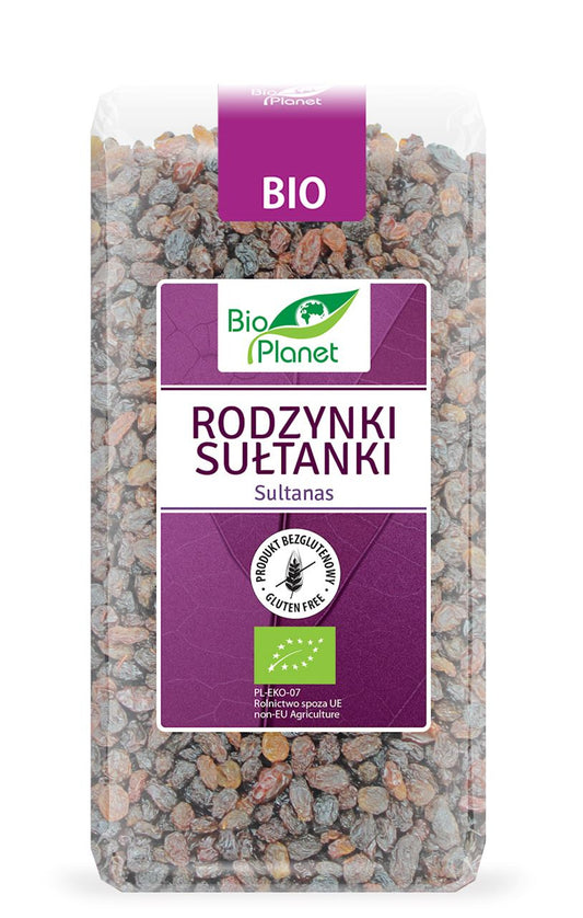 Rodzynki sułtanki bezglutenowe bio 400 g