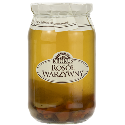 Rosół warzywny bez dodatku cukru bezglutenowy 810 ml - Krokus