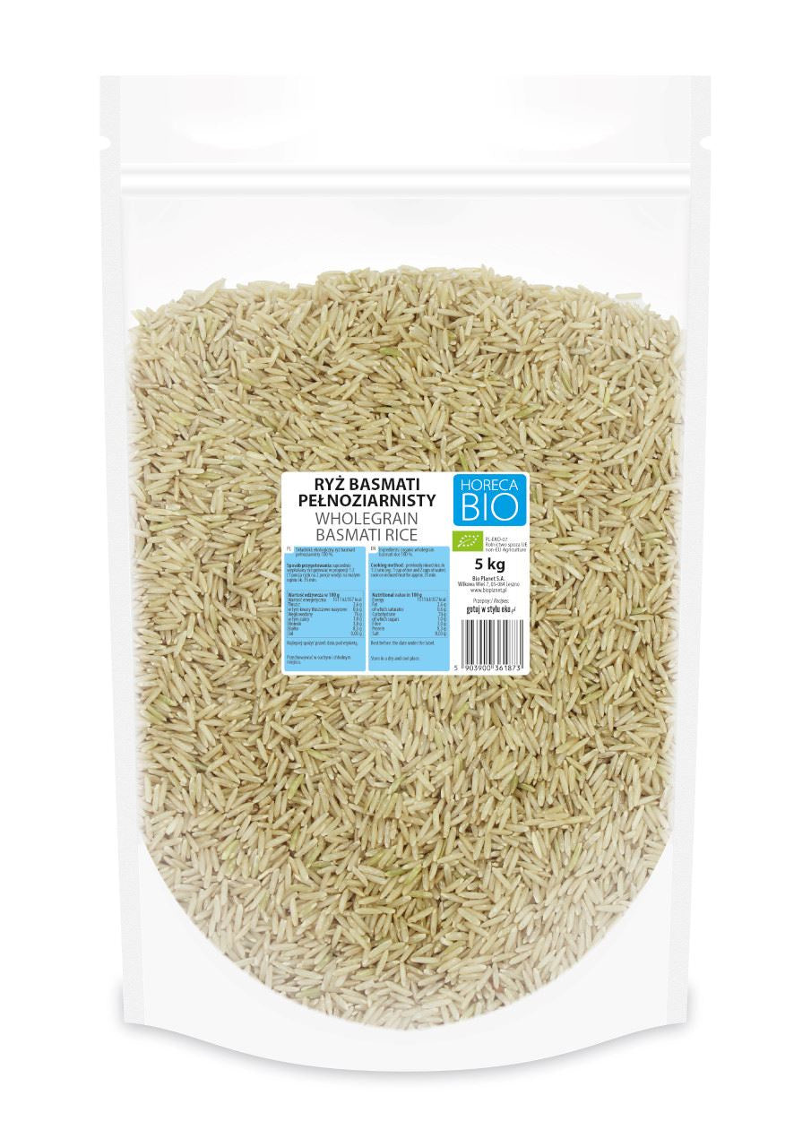 Ryż basmati pełnoziarnisty bio 5 kg