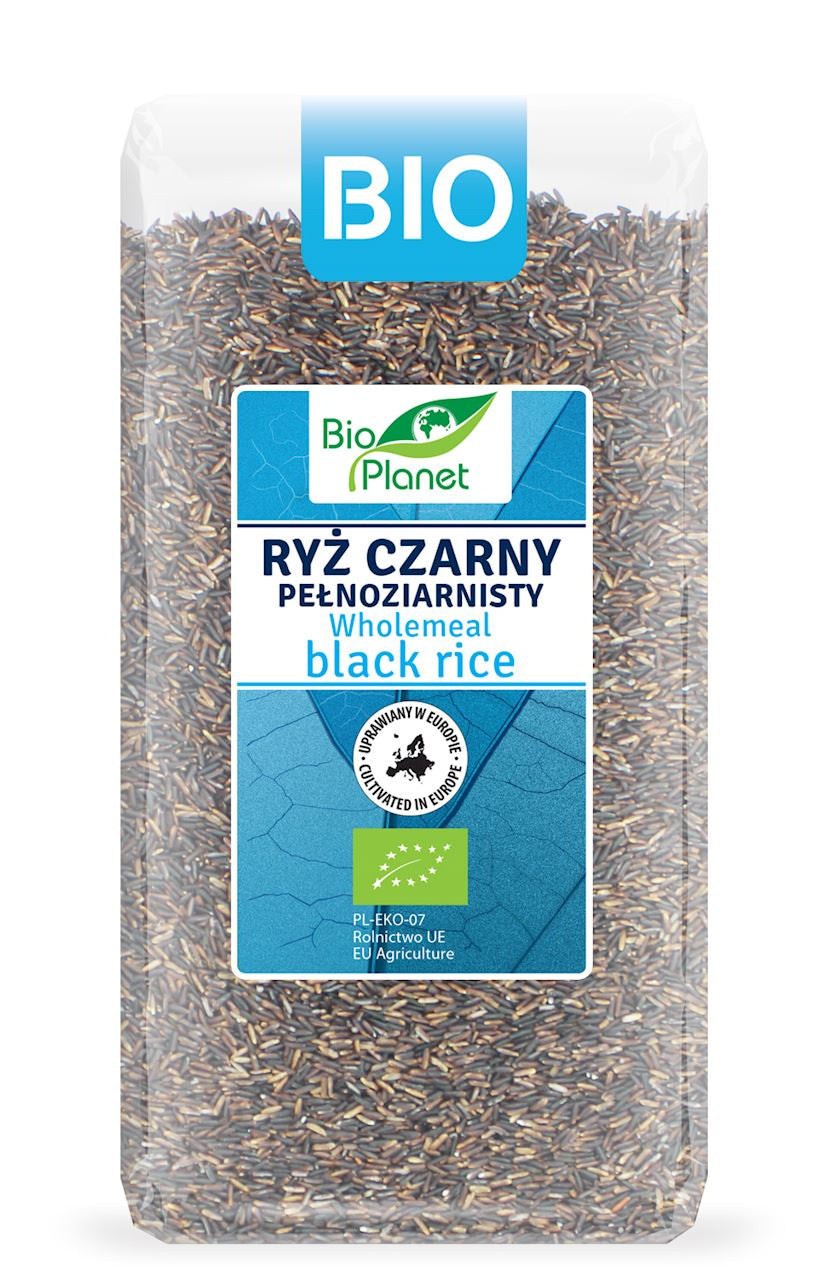 Ryż czarny pełnoziarnisty (uprawiany w Europie) bio 500 g - Bio Planet