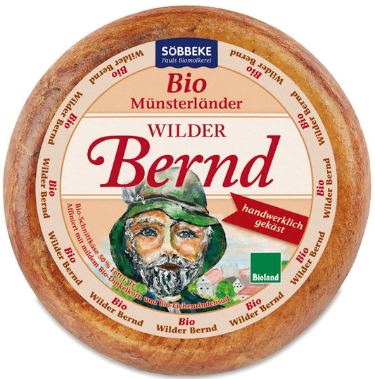 SER ŻÓŁSer żółty dojrzewający Wild Bernd (50 % tłuszczu w suchej masie) Bio (3,5 kg - 4,0 kg) - Sobbeke
