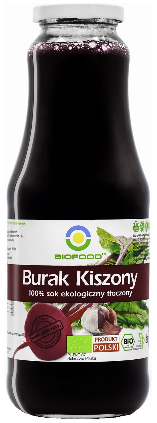 SOK Z BURAKA KISZONEGO NFC BEZGLUTENOWY BIO 1 L - BIOFOOD