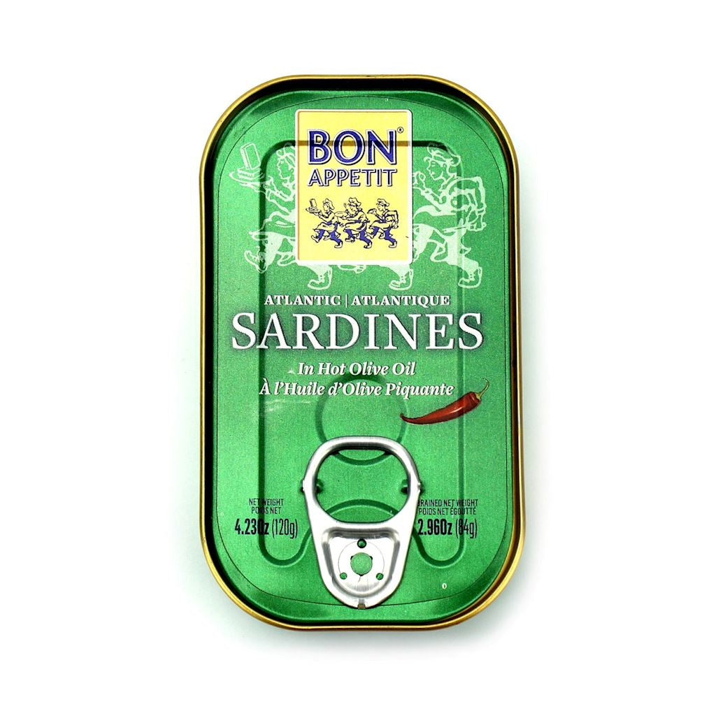 Sardynki portugalskie w pikantnej oliwie z oliwek 120 g (84 g) - Bon Appetit