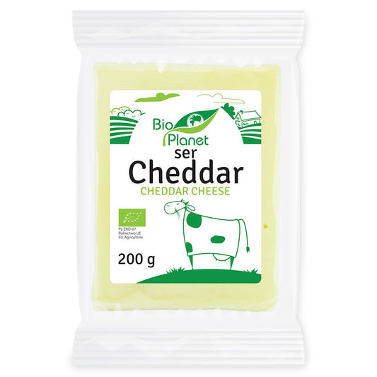 Ser cheddar bio 200 g