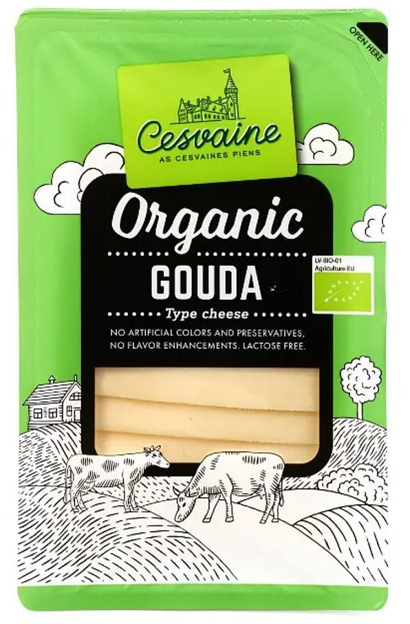 Ser gouda w plastrach bez laktozy BIO 125 g