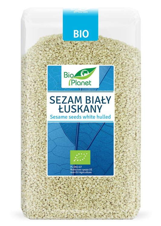 Sezam biały łuskany bio 1 kg