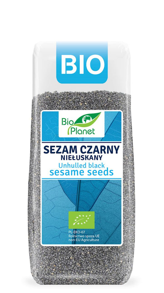 Sezam czarny niełuskany bio 200 g - BIO PLANET