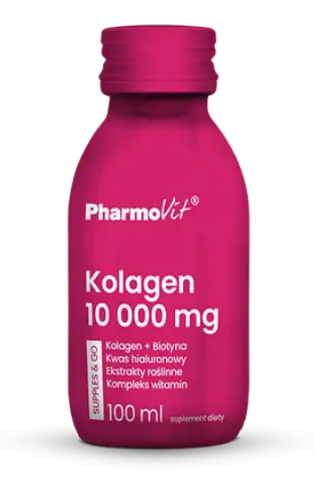 Shot kolagen 10 000 mg bezglutenowy 100 ml - Pharmovit