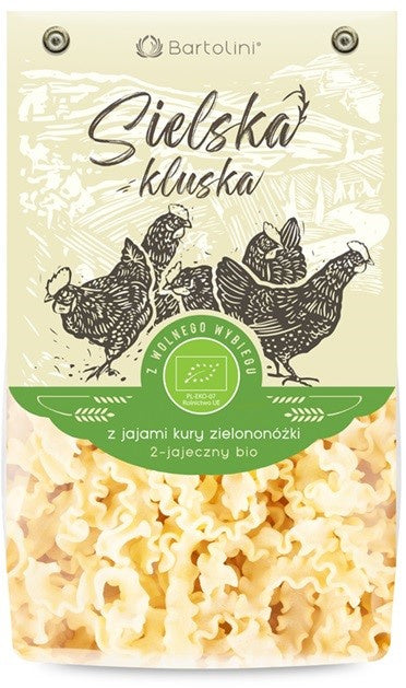 Sielska Kluska z jajami od kur zielononóżek fala BIO 250g