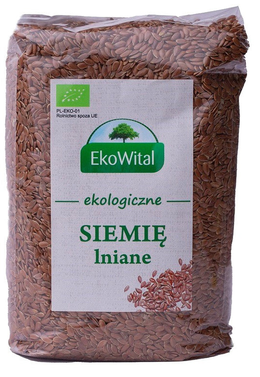 Siemię lniane BIO 500 g - Ekowital