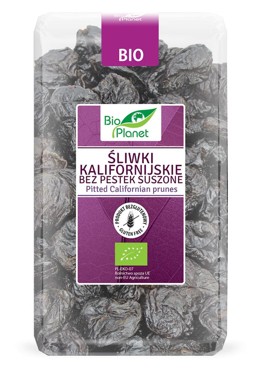 Śliwki kalifornijskie bez pestek bezglutenowe bio 1 kg
