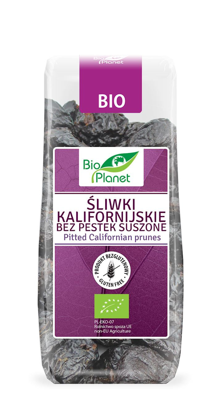 Śliwki kalifornijskie bez pestek bezglutenowe bio 200 g