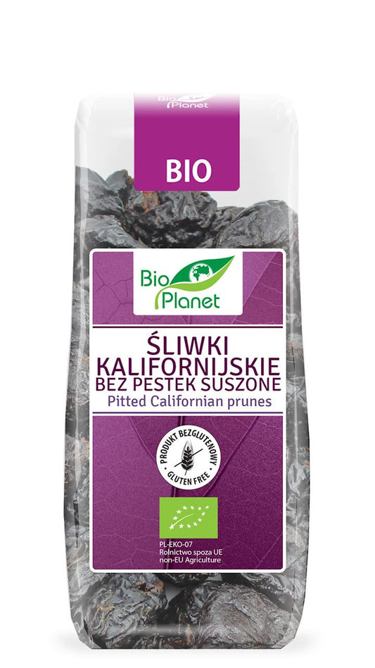 Śliwki kalifornijskie bez pestek bezglutenowe bio 200 g