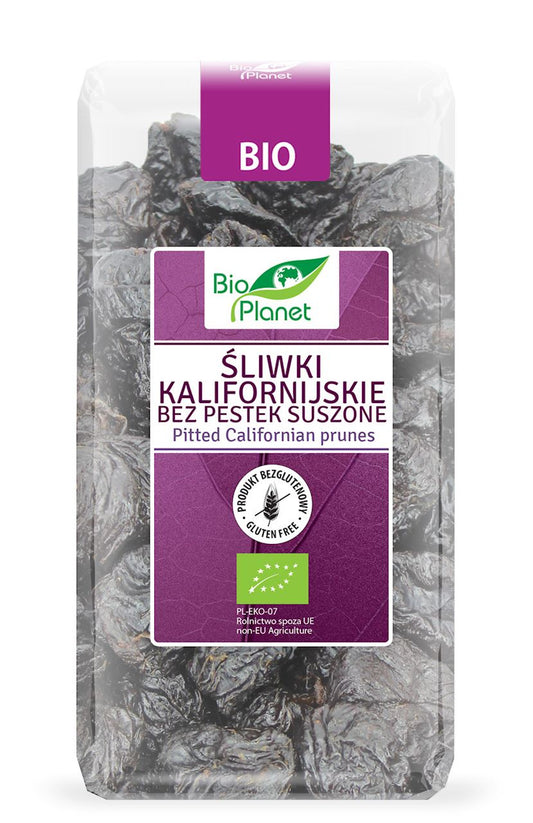 Śliwki kalifornijskie bez pestek bezglutenowe bio 400 g