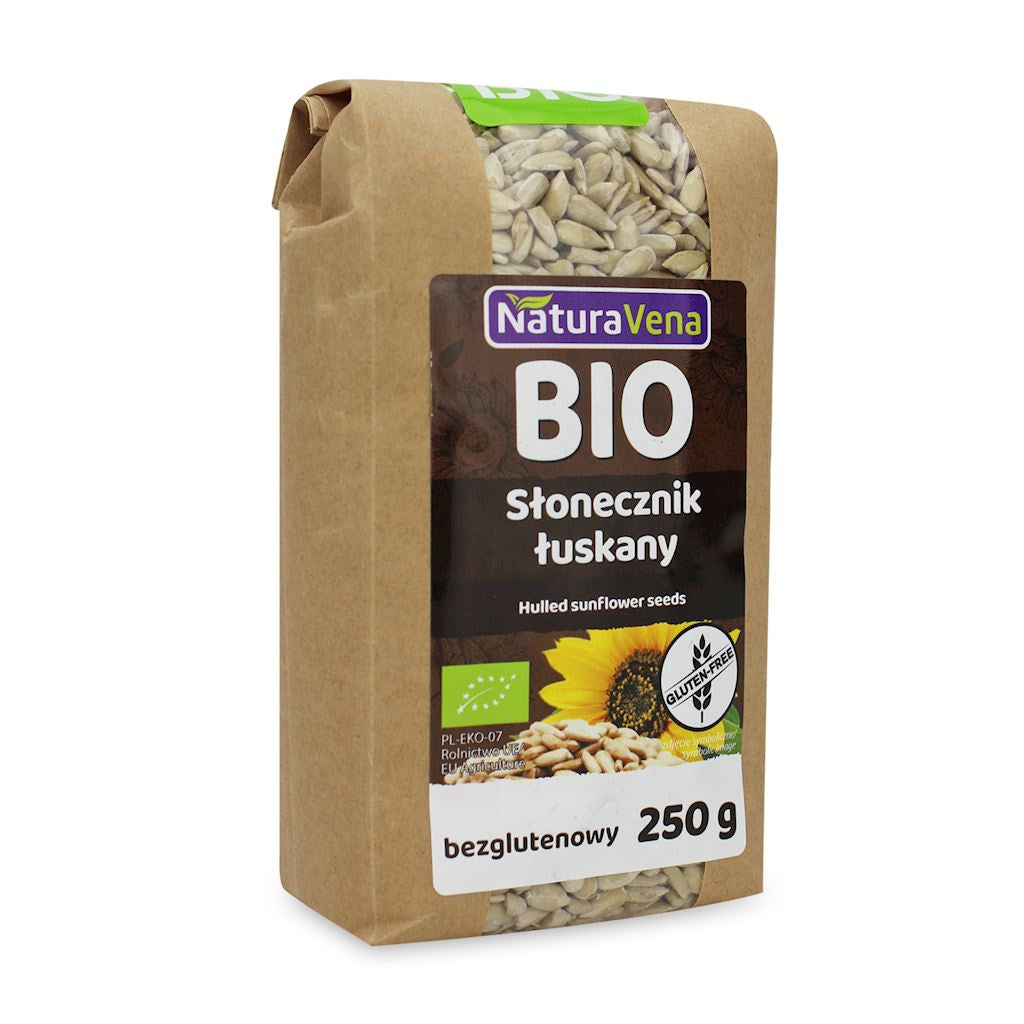 Słonecznik łuskany bio 250 g - Naturavena