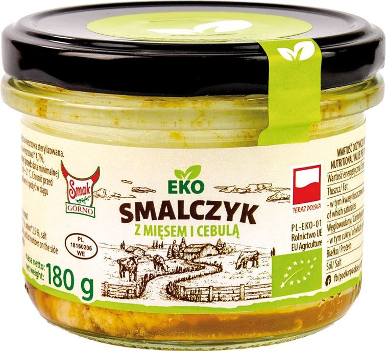 Smalczyk z mięsem i cebulką BIO 180 g