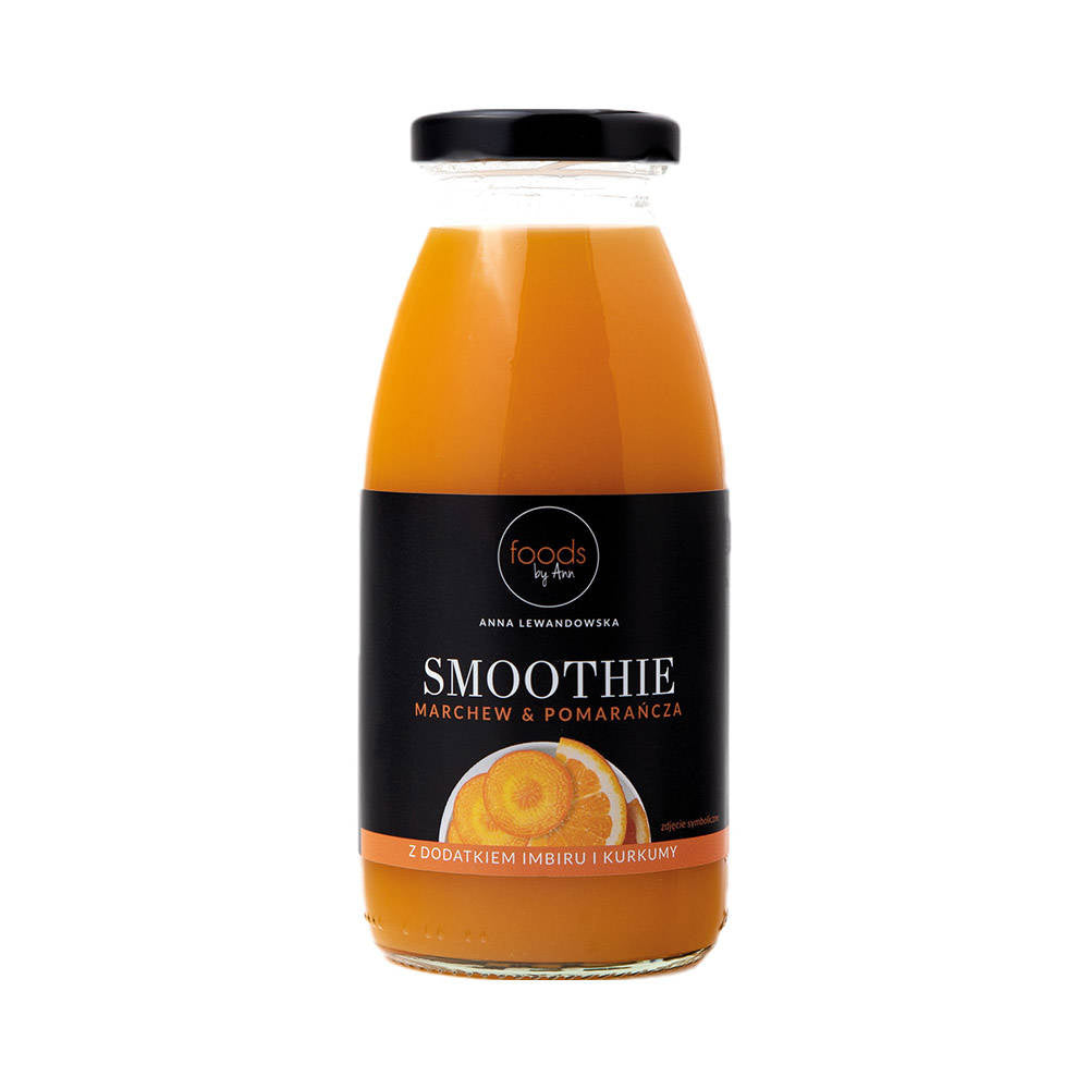 Smoothie marchew & pomarańcza 250 ml - foods by ann