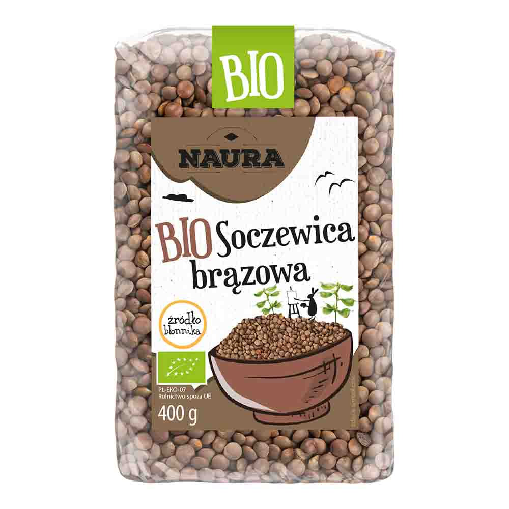 Soczewica brązowa bio 400 g