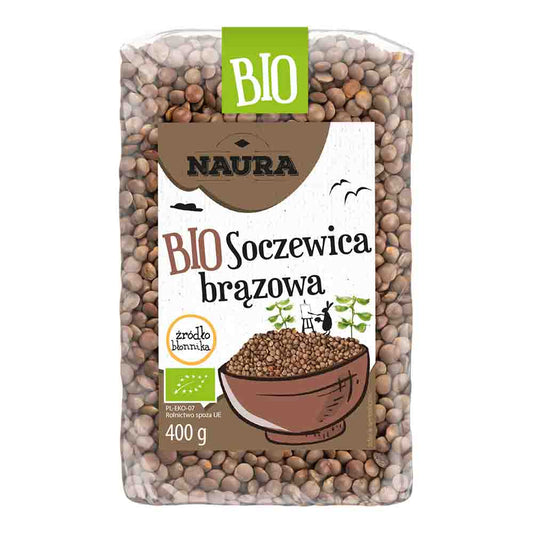 Soczewica brązowa bio 400 g