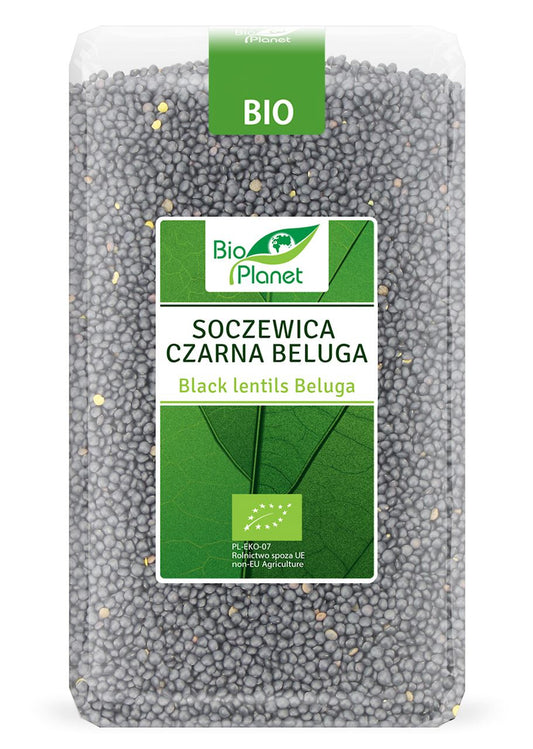Soczewica czarna beluga bio 1 kg