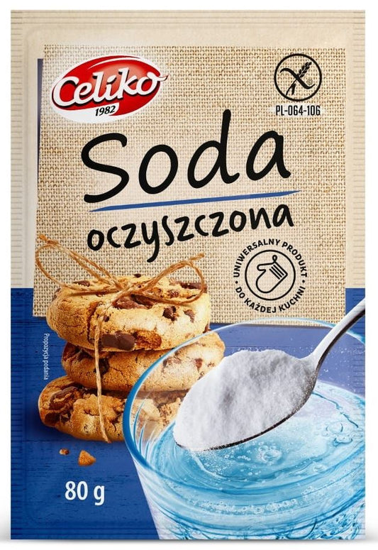 Soda oczyszczona 80 g - Celiko