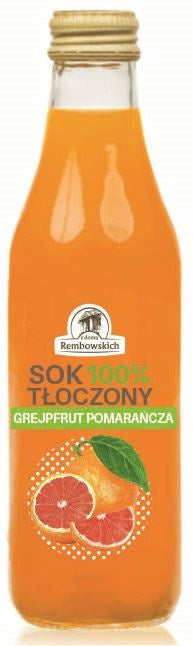 Sok grejpfrut- pomarańcza nfc 250 ml - Rembowscy