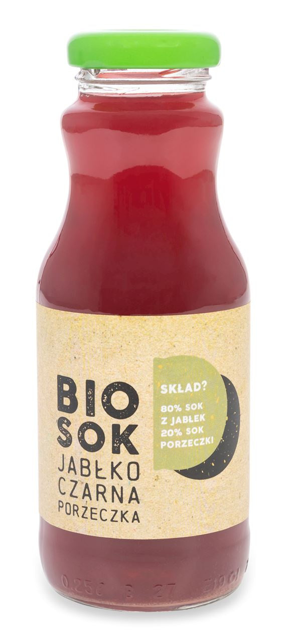 Sok jabłkowo - porzeczkowy nfc bio 250 ml