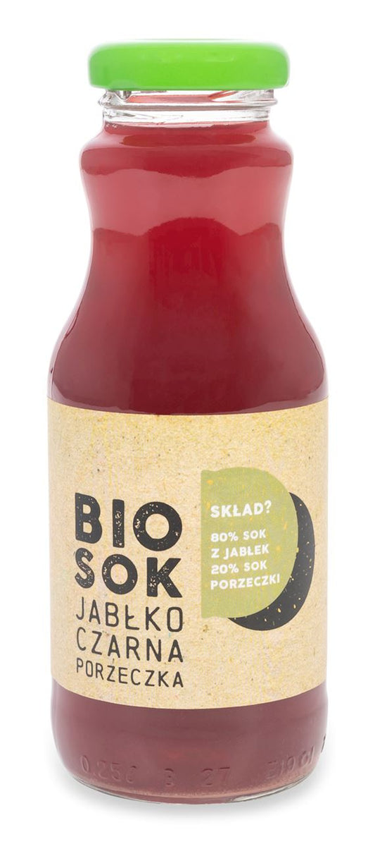 Sok jabłkowo - porzeczkowy nfc bio 250 ml