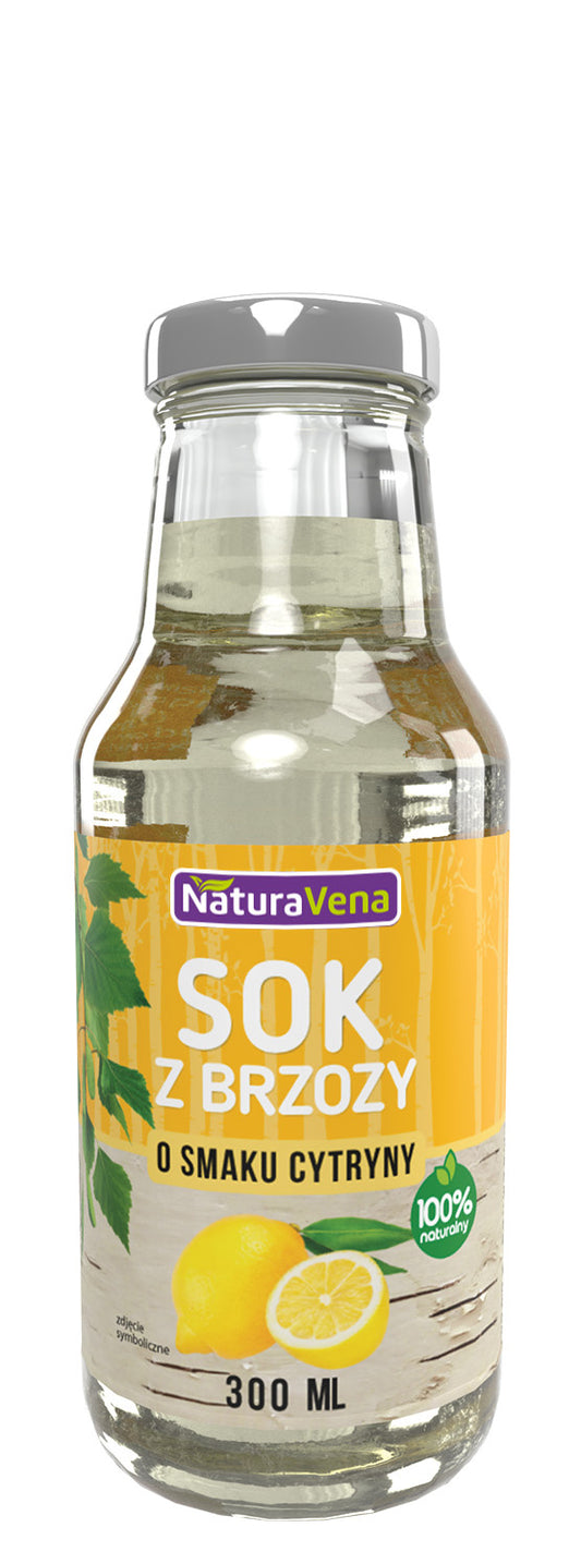 Sok z brzozy o smaku cytryny 330 ml - Naturavena