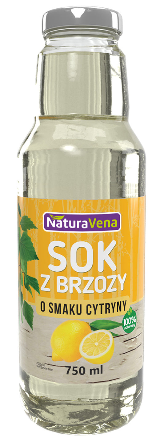 Sok z brzozy o smaku cytryny 750 ml - Naturavena