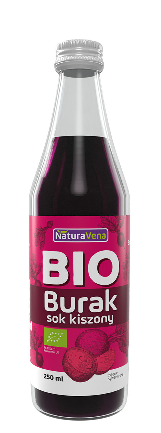 Sok z buraków kiszonych bio 250 ml - Naturavena