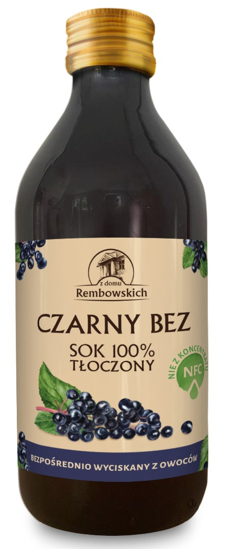 Sok z czarnego bzu NFC 250 ml - REMBOWSCY
