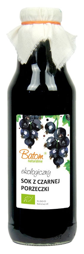 Sok z czarnej porzeczki NFC bio 750 ml - BATOM