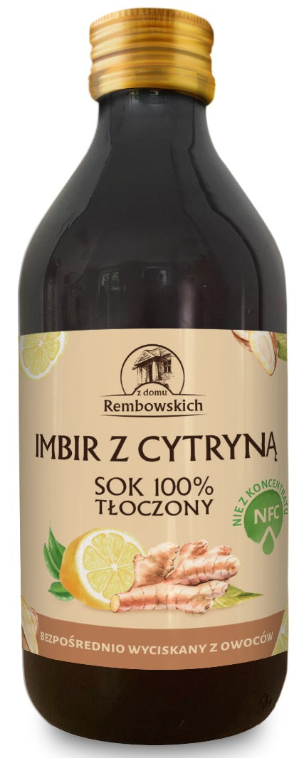 Sok z imbiru z cytryną NFC 250 ml - REMBOWSCY