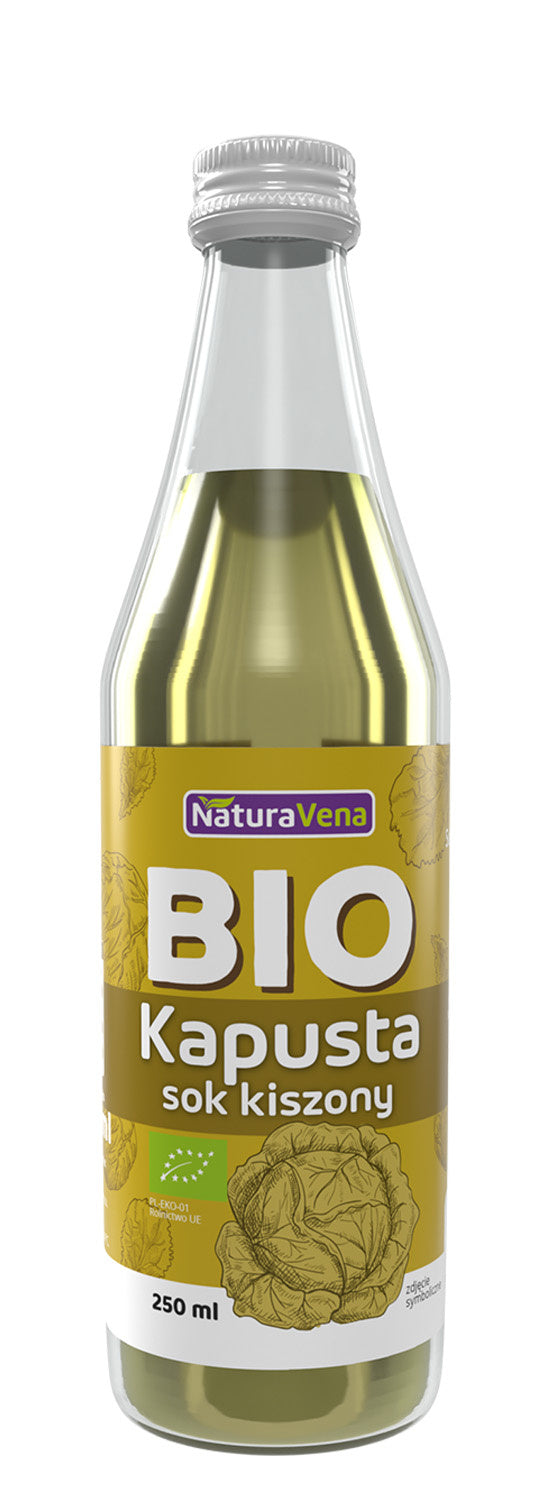Sok z kapusty kiszonej bio 250 ml - Naturavena