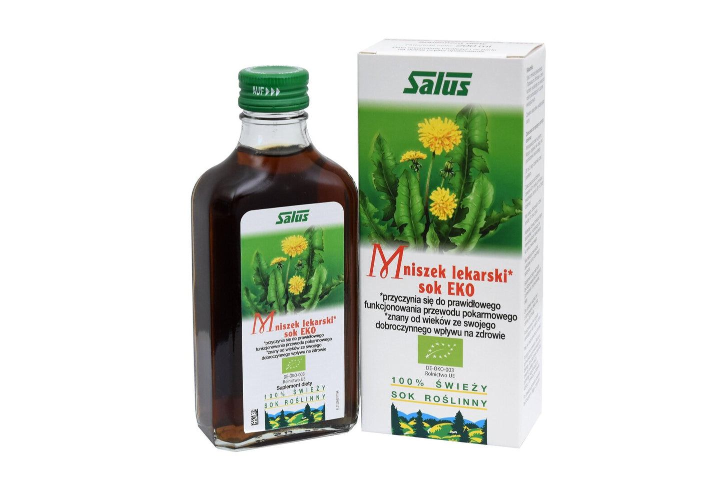 Sok z mniszka lekarskiego bio 200 ml - Salus