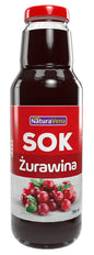 Sok z żurawiny 100 % 750 ml - Naturavena