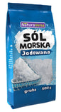 Sól morska grubo mielona jodowana 500 g - Naturavena