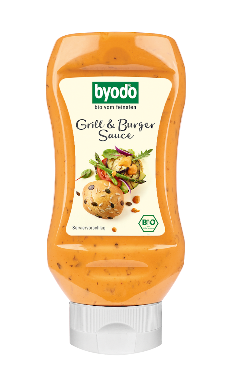 Sos grill & burger bezglutenowy bio 300 ml - Byodo