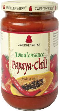 Sos pomidorowy papaya-chili (pikantny) bezglutenowy bio 350 g