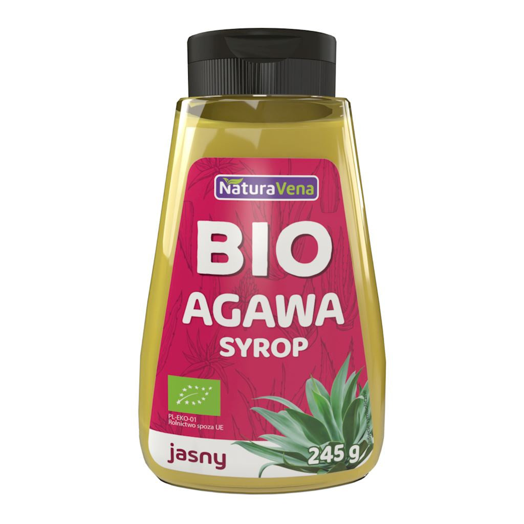 Syrop z agawy jasny bio 245 g - Naturavena