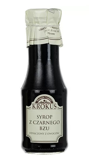 Syrop z czarnego bzu bezglutenowy 375 g (300 ml) - krokus