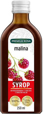 Syrop z malin bez dodatku kwasku cytrynowego 250 ml