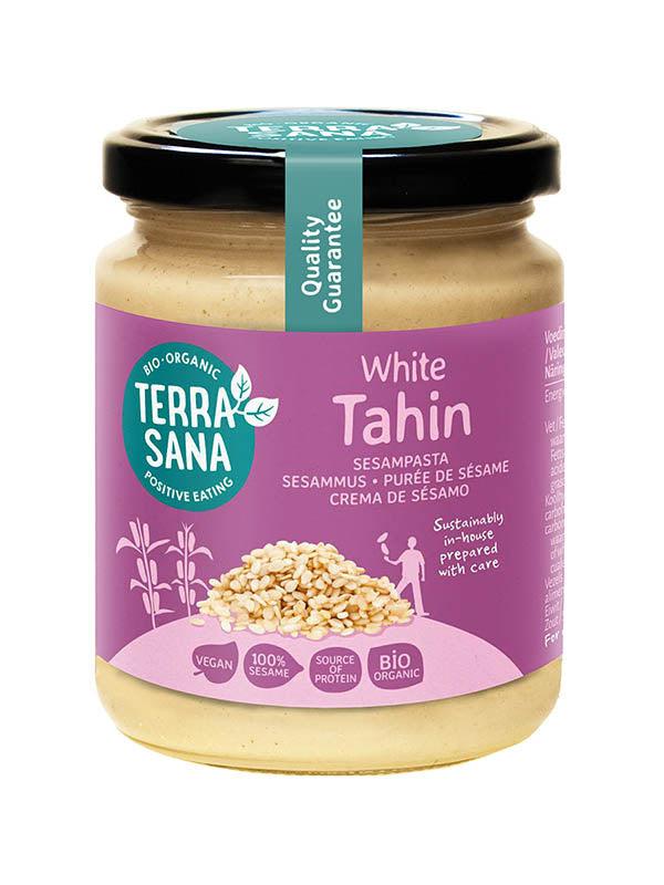 Tahini białe (pasta sezamowa) bio 250 g - TERRASANA