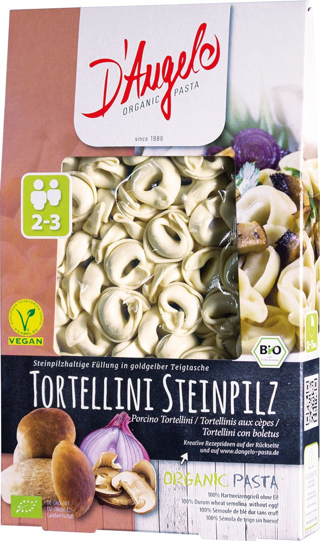 Tortellini z borowikami bio 250 g - D`Angelo