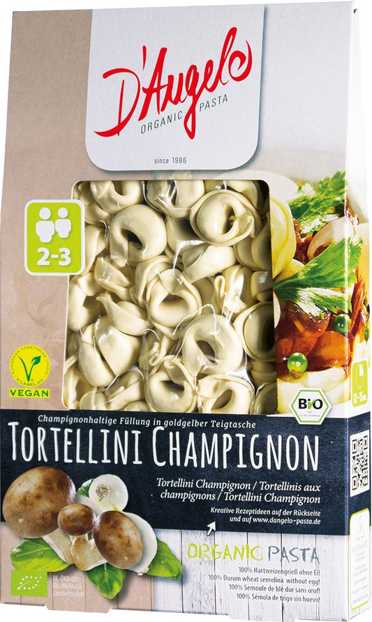 Tortellini z pieczarkami bio 250 g - D`Angelo